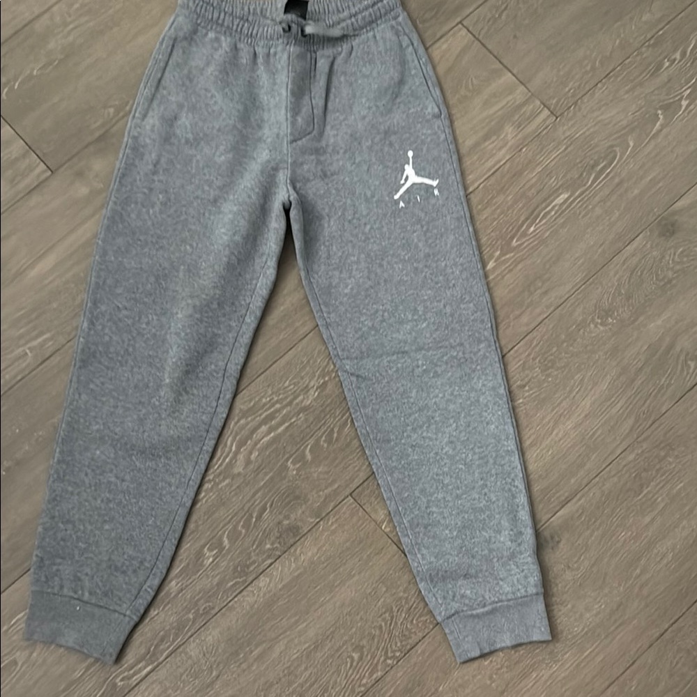 Jordan Kids Gray Sweatpants with Logo